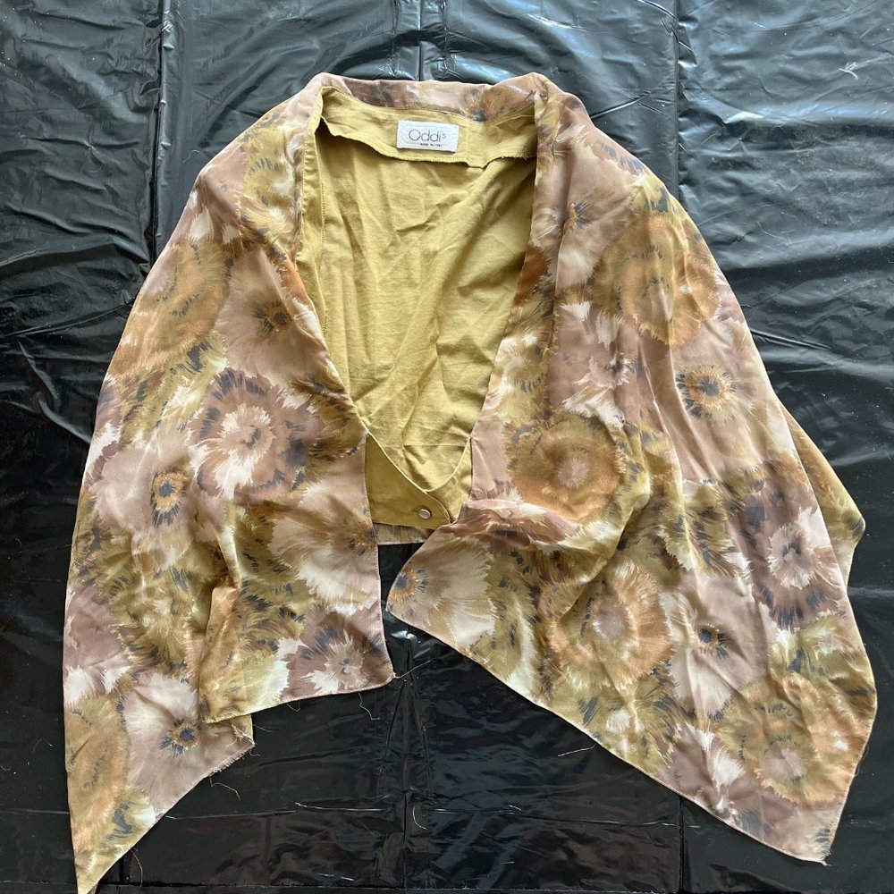 Floral Italian Cape Top
